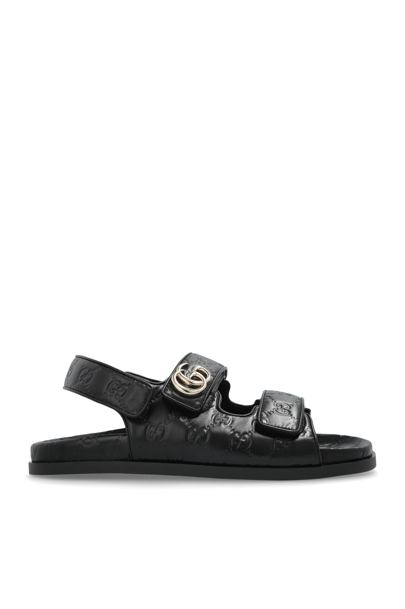 GUCCI＊BLACK LEATHER SANDALS/26㎝ Black Leather sandals Gucci - Vitkac Canada